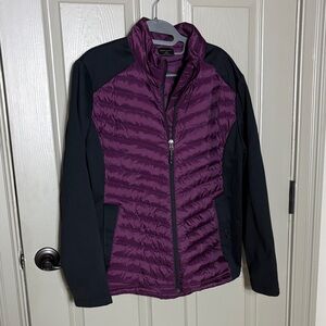 32 Degrees Women's Purple and Black Jacket Sz XL